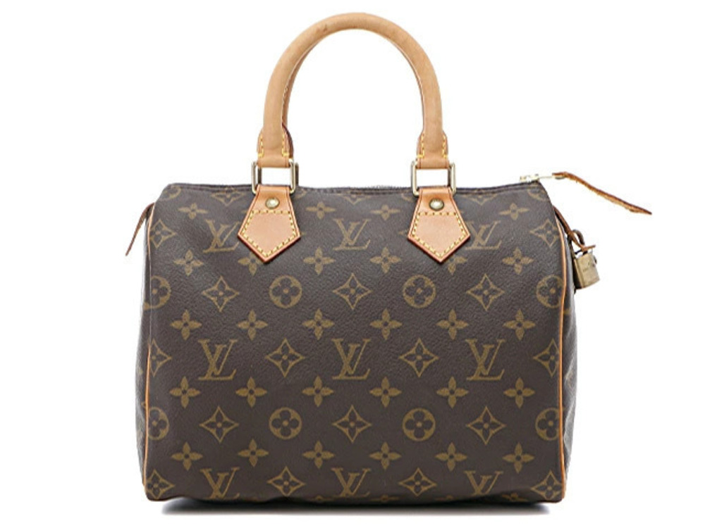 LOUIS VUITTON bag handbag Speedy Monogram Leather Brown